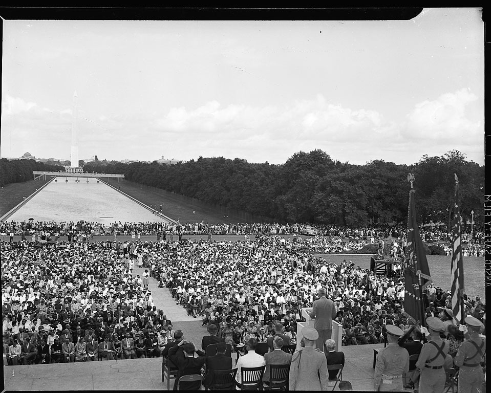 Photo of NAACP Mass Meeting,, June, 28, 1947.