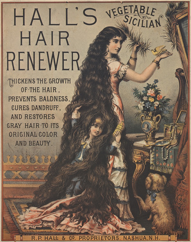 Hall's Vegetable Sicilian Hair Renewer advertisement