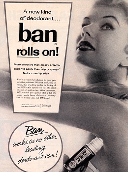 Ban Roll-on Deodorant advertisement
