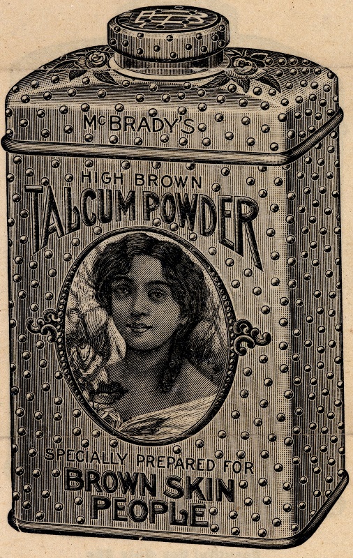 McBrady's Talcum Powder for Brown Skin People