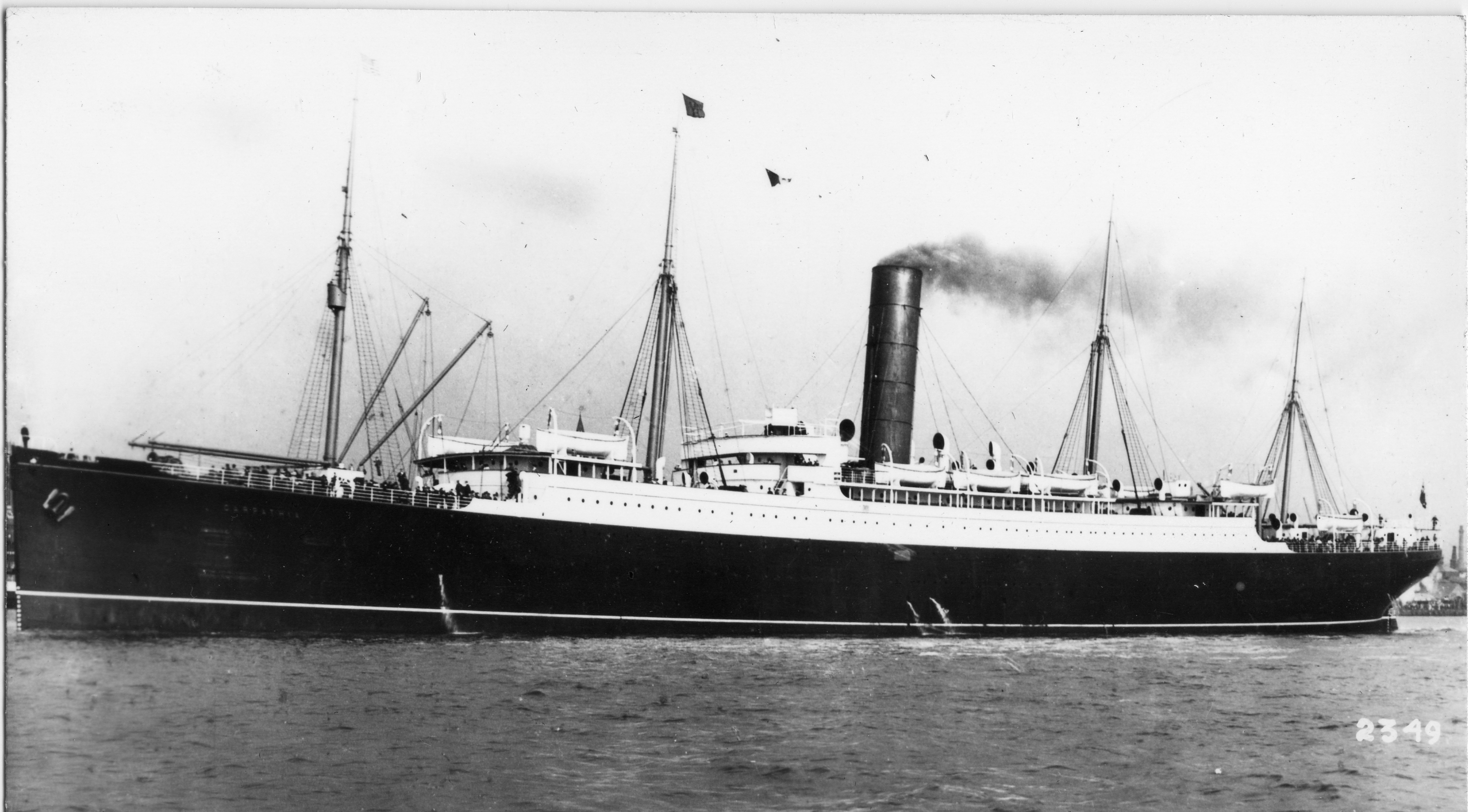Carpathia, the ship that rescued the Titanic survivors