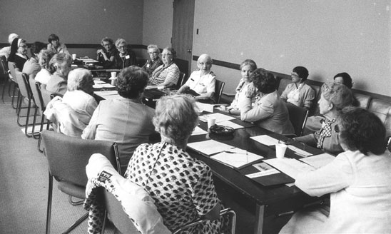 Photo of Eighteen Women with PhD’s in Mathematics at the NMAH in 1981