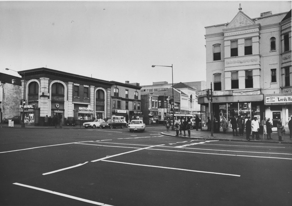 Photo of Corner, 14th and U Streets, Washington, D.C., ca. 1950].