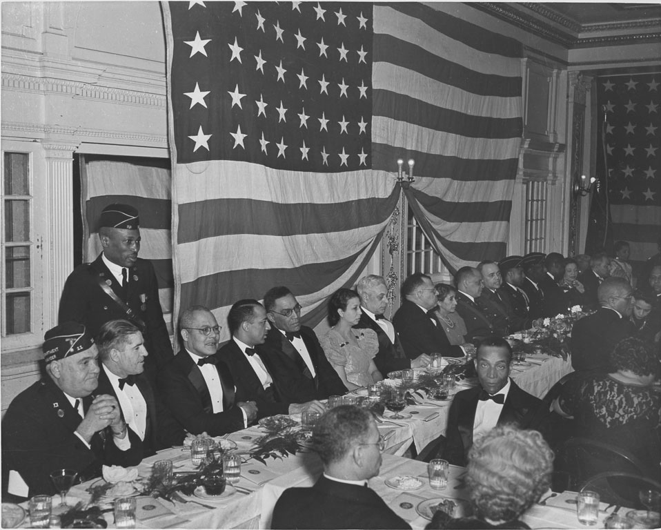 Photo of American Legion Banquet at the Whitelaw Hotel, 1947