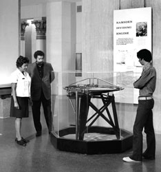 Exhibition illustrating scientific progress, Museum of History and Technology, 1972