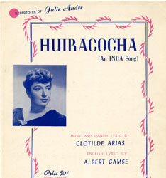 Huiracocha music book