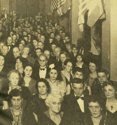 A gathering at IBM honoring Latin American diplomats, 1941