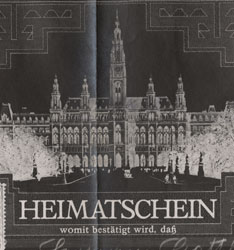 Heimatschein, 1939