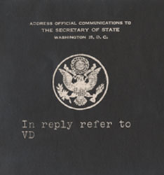 Letter of approved visa petition, October 22, 1945