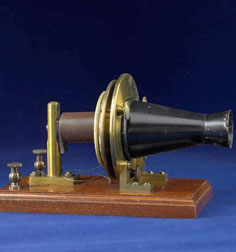 Experimental telephone, patented March 7, 1876, by Bell