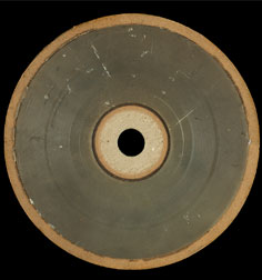Sound recording, binder’s board disc coated with wax (Gift of Alexander Graham Bell)