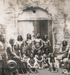 Plains Indian prisoners arriving at Fort Marion, Florida
Unknown photographer, about 1875