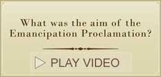 What was the aim of the Emancipation Proclamation?