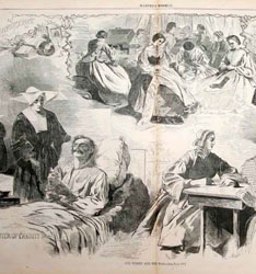 Our Women and the War, illustration from Harper's Weekly