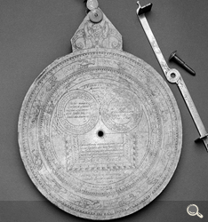 French Astrolabe (back view - disassembled)