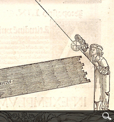 Observer using an astrolabe