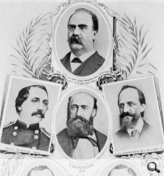 Past Presidents of the Liederkranz, 1867–1883, William Steinway (top)