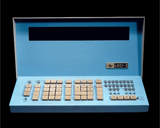 A collection of desktop electronic calculators in the Division of Medicine and Science at the National Museum of American History.