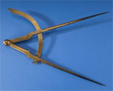 A collection of dividers and compasses in the Division of Medicine and Science's Mathematics collection.