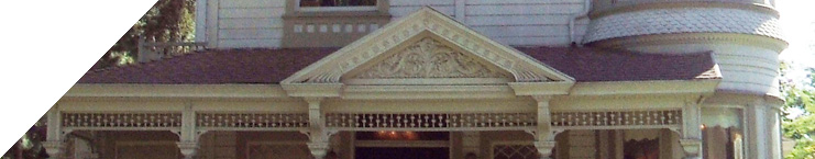 an ornate house facade
