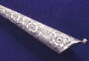 Silver boot hook