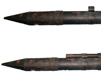 Congreve Rocket of the type fired on Fort McHenry