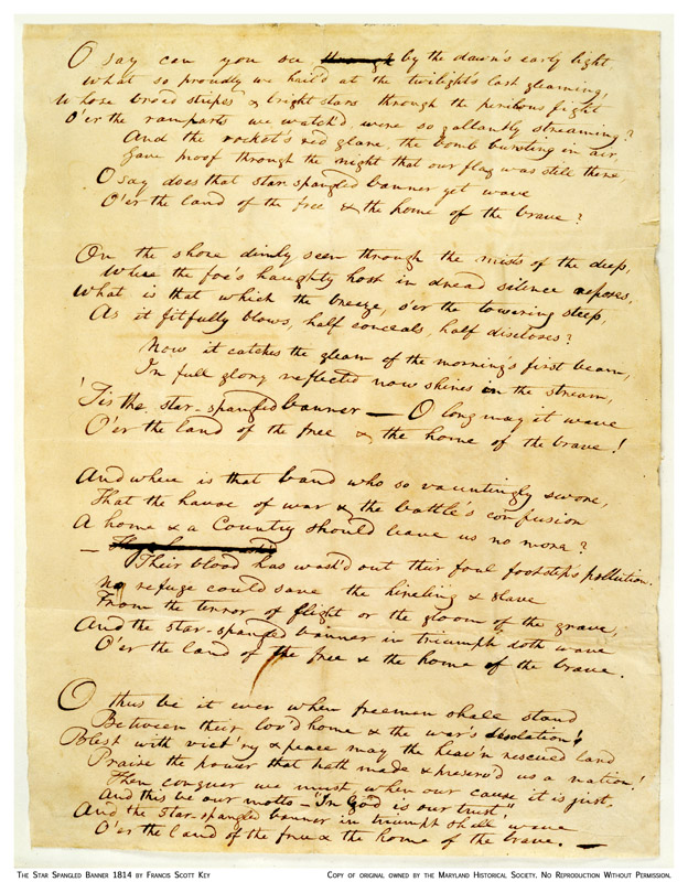 star spangled banner lyrics