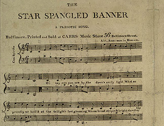 star spangled banner lyrics songs about love