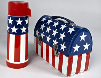 Stars-and-stripes lunchbox