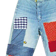 Jeans with flag patch